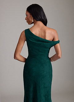 Azazie Emerson Brudepigekjoler Havfrue Off-Shoulder Blomsterudbrændthed Gulv-længde Kjole image7