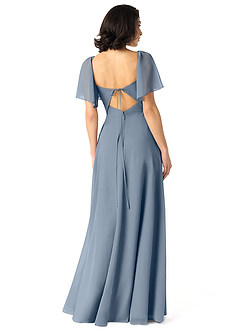 Azazie Chloe Bridesmaid Dresses Twilight A-Line Sweetheart Neckline Chiffon Dress image2