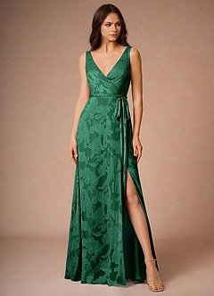 Yoris Dark Green Maxi Dress image5