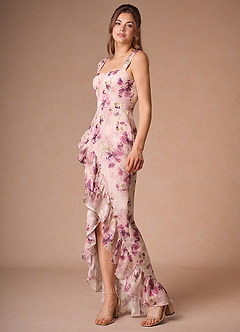 Sakura Mauve Floral Maxi Dress image2