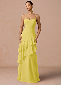 Celestia Pastel Yellow Maxi Dress image4