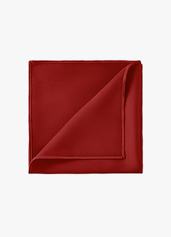 front Stretch Satin Pocket Square