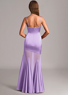 Azazie Uma Final Sale Lilac Mermaid Strapless Chiffon Convertible Dress image5