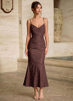 Ladow Mocha Coco Jacquard Wedding Guest image1