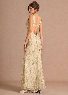 Girella Cream Maxi Dress image2