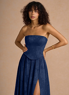 Isaura Navy Maxi Dress image5