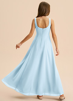 Azazie Lambie Junior Klä av A-Line i Chiffong Plisserad image8