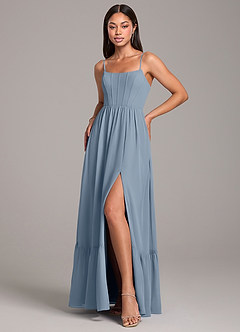 Vestido Azul Pálido Largo Kailee image5