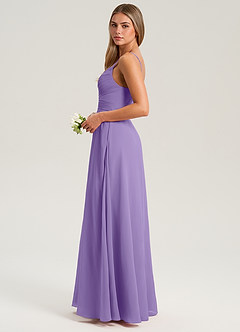 Azazie Terese Bridesmaid Dresses Tahiti A-Line Pleated Chiffon Dress image4