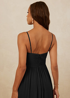 Christian Siriano Bridal for Azazie 1004 Bridesmaid Dresses Pleated Drape Chiffon A-line Dress image4