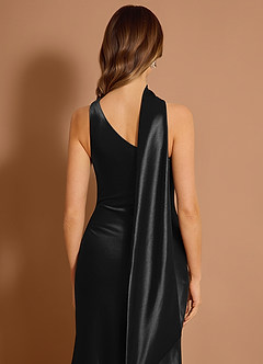 Euphemia Black Midi Dress image6