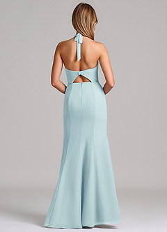 Azazie Emeria Suknie dla druhen Syrena Dekolt w kształcie serca Szyfon Do ziemi Sukienka image2