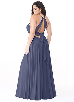 Azazie Evalleen Bridesmaid Dresses Stormy A-Line Pleated Chiffon Dress image8