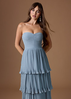 Vestido Azul Pálido Largo Isla image4