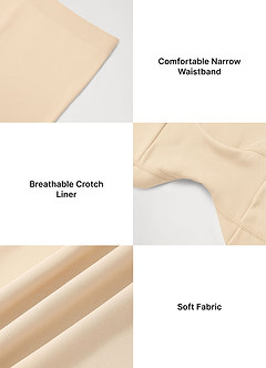 front Nahtlose, dehnbare Shapewear-Shorts mit mittelhohem Bund und Bauchkontrolle