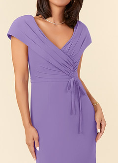 Azazie Bailora Abiti per la Madre della Sposa Abito Sirena in Chiffon Increspato Tahiti image4