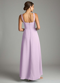 Azazie Debra At-home Try On Dresses Agave A-Line with Pockets Chiffon Convertible Dress image6