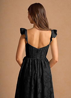 Camila Black Midi Dress image6