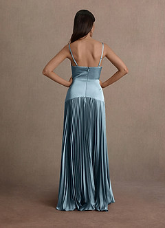 Abito Lungo Azzurro Polvere Jill image7