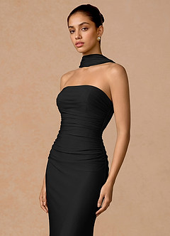 Robe Maxi Noir Zora image5