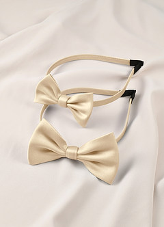 front Junior Bridesmaid Satin Headband