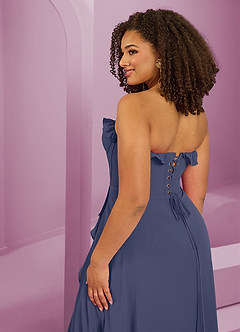 Barbie ♥ Azazie Bridesmaid Dresses Stormy A-Line Sweetheart Neckline Chiffon Dress image9