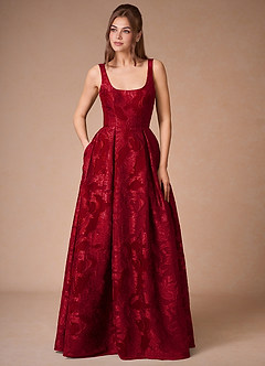 Kleid Althea Rubinrot image4