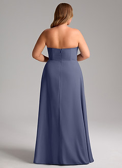 Azazie Wren Bridesmaid Dresses Stormy A-Line Side Slit Chiffon Convertible Dress image15