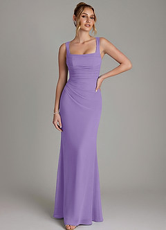 Azazie Agustina Bridesmaid Dresses Tahiti Mermaid Corset Chiffon Dress image1