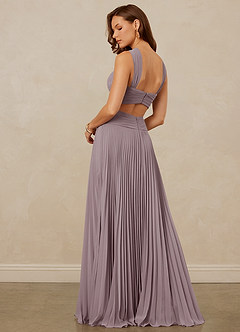 Christian Siriano Bridal for Azazie 1009 Bridesmaid Dresses Dusk A-Line Pleated Chiffon Dress image3