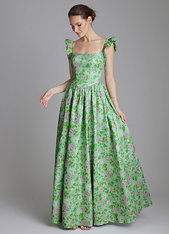 Azazie Ariyah Kleider zum Anprobieren zu Hause A-Linie Korsett Brokat Kleid Mintfarbenes Mauve image3