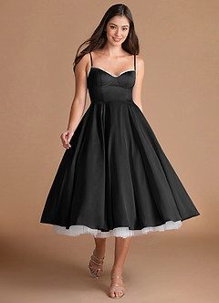 Heiress Black Midi Dress image2