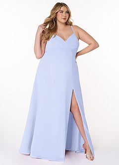 Azazie Everleigh Bridesmaid Dresses Lavender A-Line Sweetheart Pleated Chiffon Dress image10