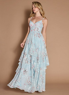 Dera Ice Blue Maxi Dress image4