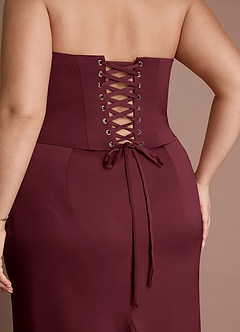 Vestido Vino Largo Sorrel image12