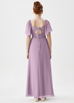 Azazie Chloe Junior Wisteria A-Line Sweetheart Neckline Chiffon Dress image2