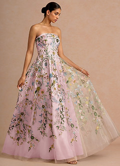 Evangeline Candy Pink Maxi Dress image3