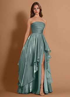 Robe Longue Vert Clair Celindra image1