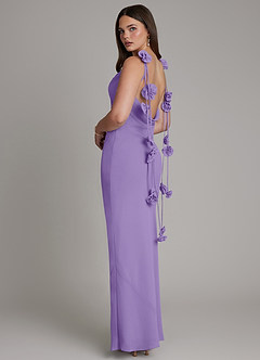 Azazie Kalico Bridesmaid Dresses Tahiti Mermaid Pleated Chiffon Dress image8