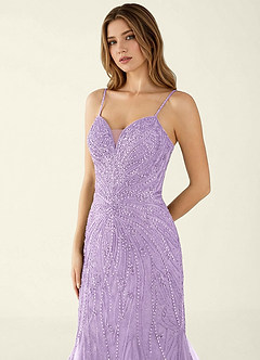 Minerva Tahiti Robe de bal sirène corset à col en V ornée de perles image5