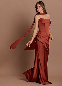 Kleid Pelagia Terrakotta image4