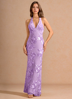Dulcie Frosted Lilac Maxi Dress image4