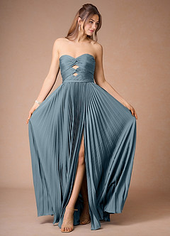 Maxi jurk Eileen Poederblauw image5