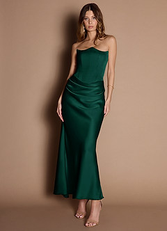 Maxi jurk Trinity Jagersgroen image5
