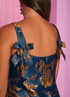 Barbie™ ❤ AZAZIE 4001 Bow Mini Brocade A-line Dress image12