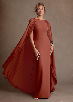 Azazie Artemisia Suknie dla Matki Panny Młodej Osłona Koronka Szyfon Długość podłogi Sukienka image5