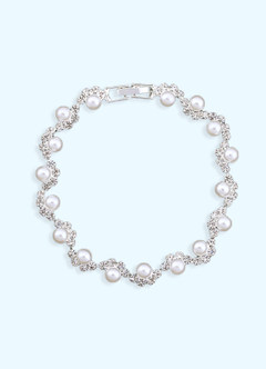 front Pearl Drop Jewelry Set
