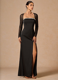 Azalea Negro Vestido largo image3