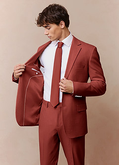 front James Terracota Chaqueta de traje