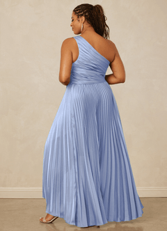 Christian Siriano Bridal for Azazie 1008 Brautjungfernkleider A-Linie One-Shoulder Stretch-Satin Kleid Eis image14